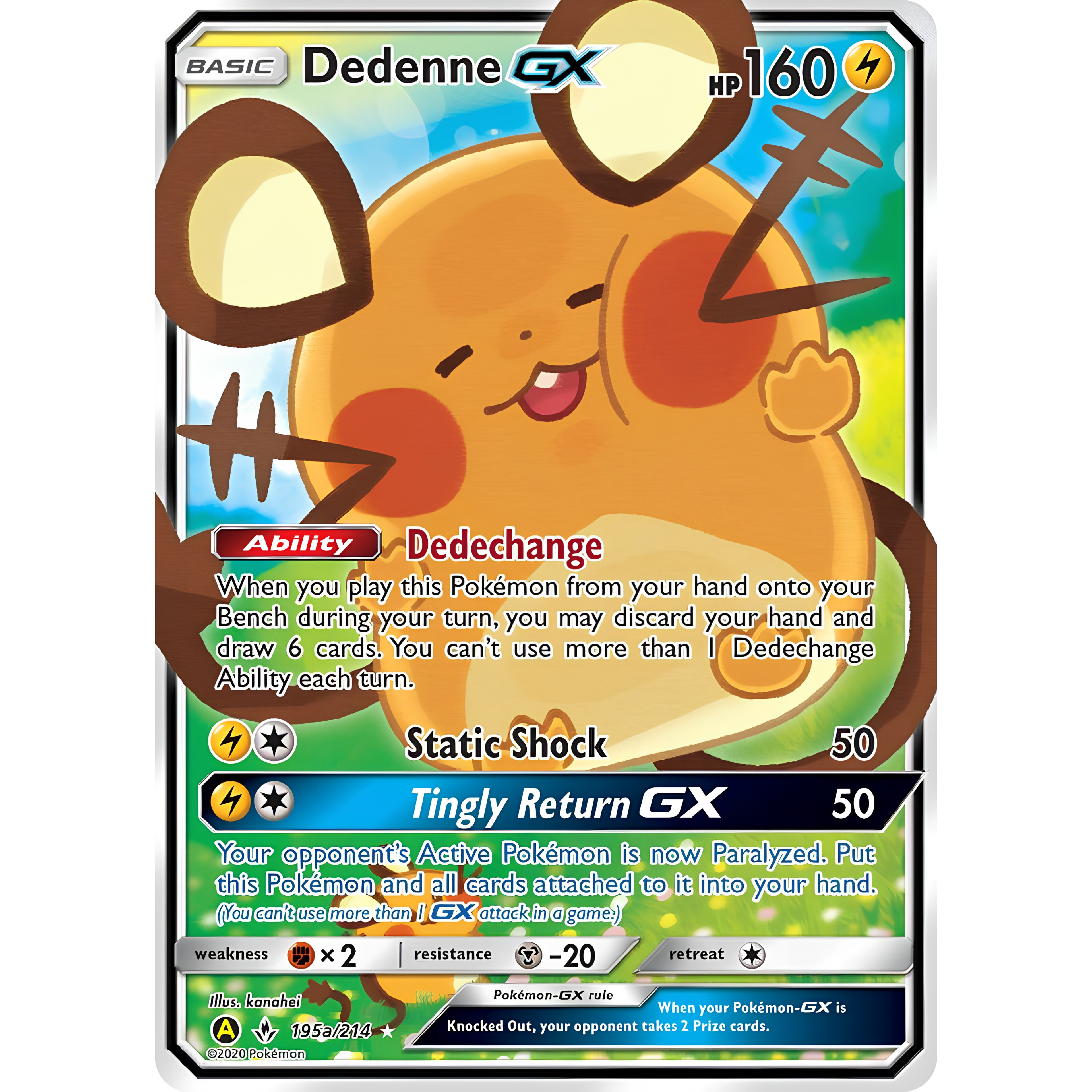 Dedenne GX #195a/214