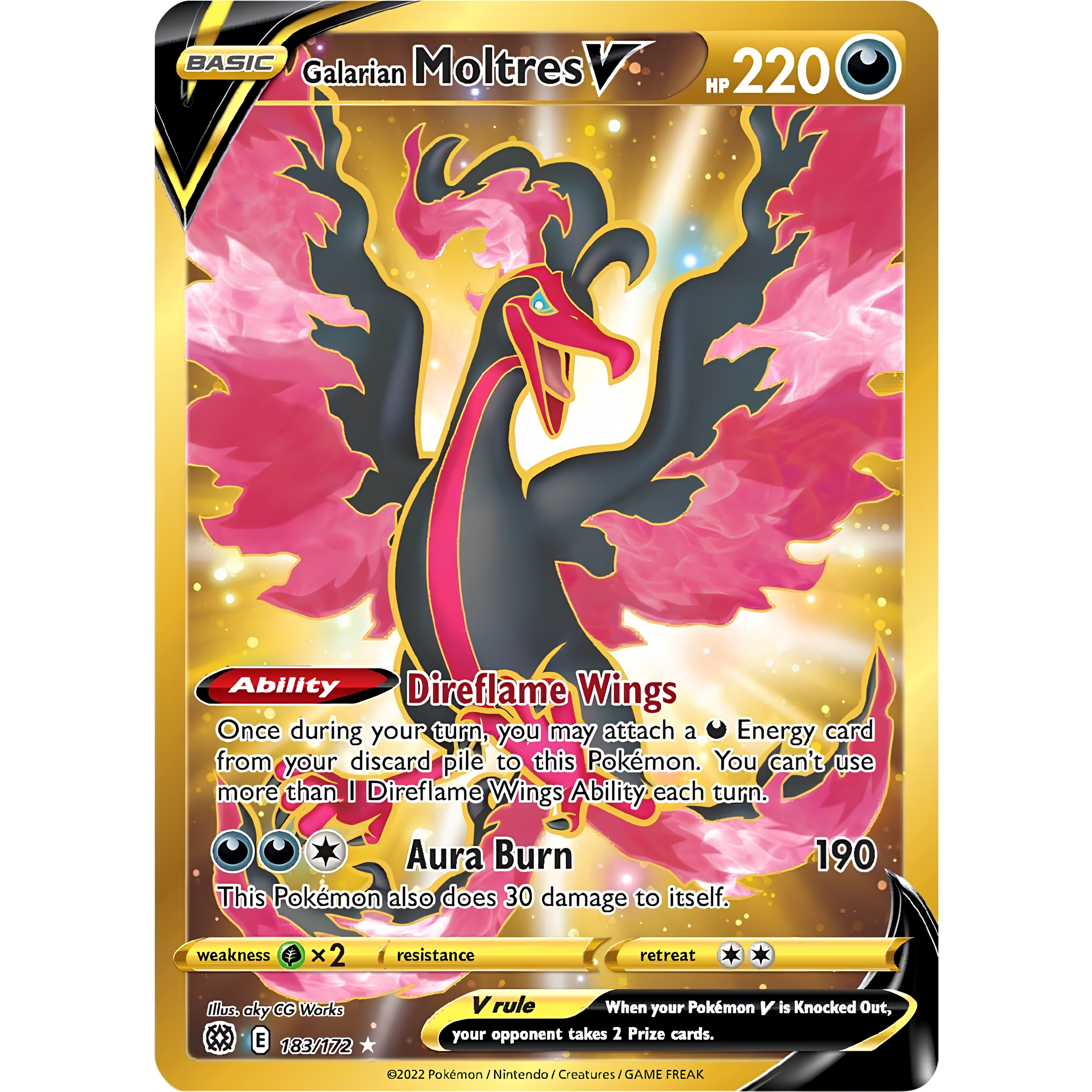 Galarian Moltres V #183/172