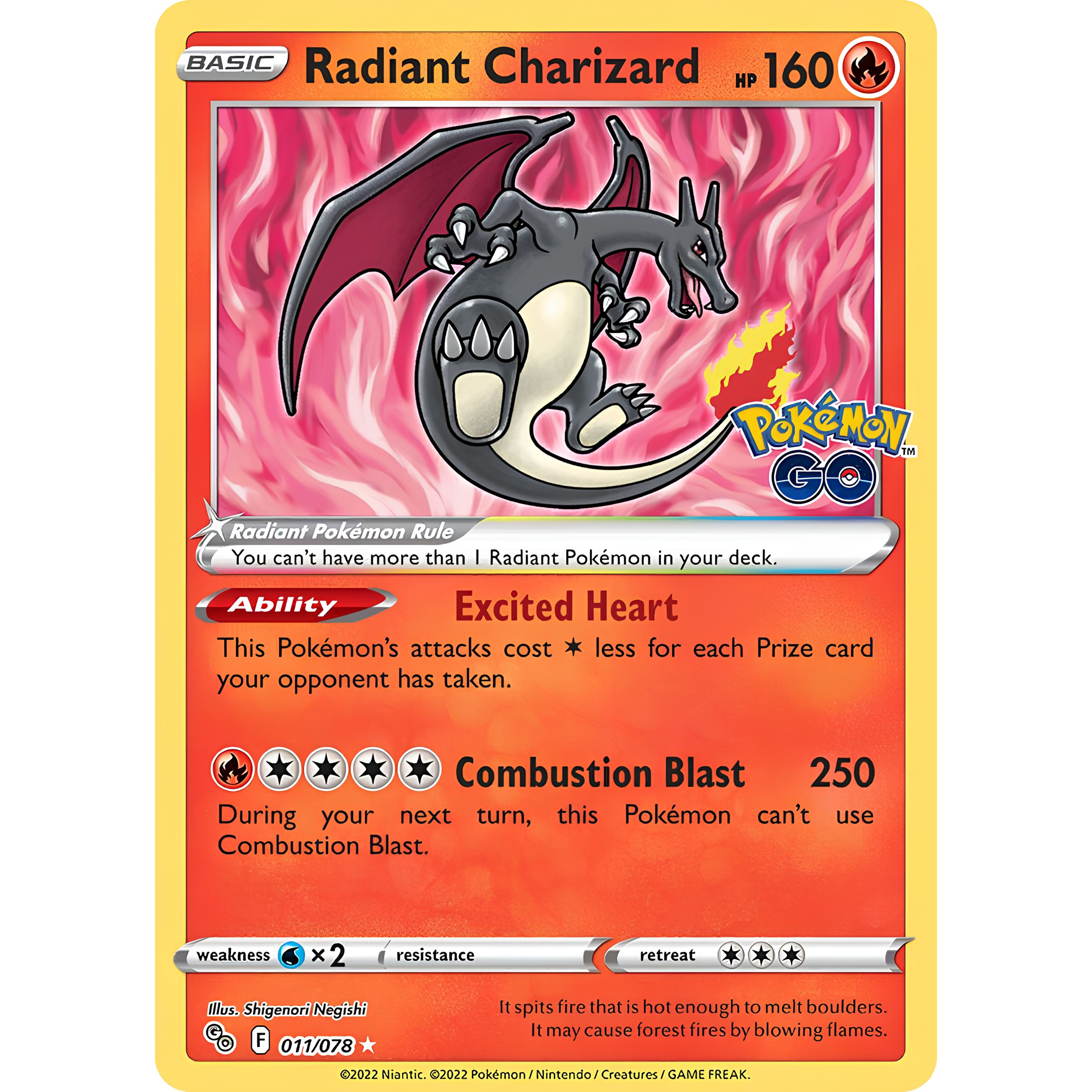 Radiant Charizard #11/078