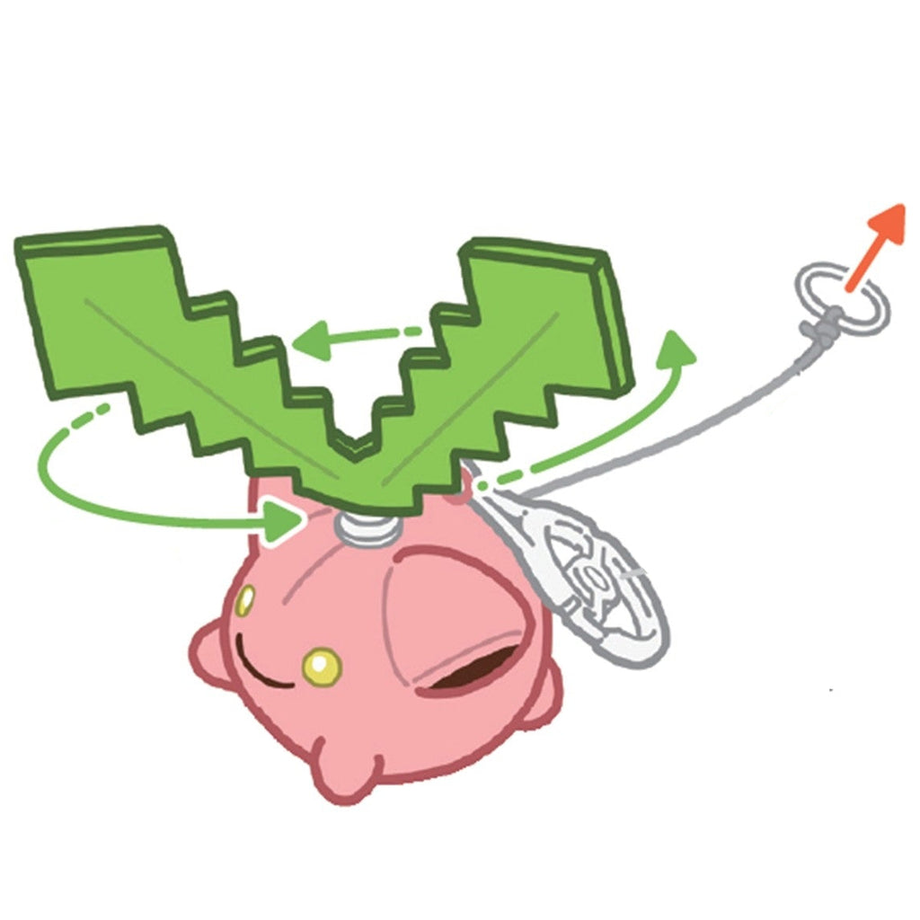 Hoppip Volador Llavero de Peluche| JARDINCÍN
